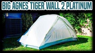 Big Agnes Tiger Wall 2 Platinum | Tuba Solo the Hiker