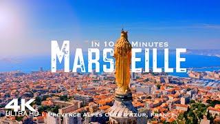 MARSEILLE 2024  Drone Aerial 4K |  Côte d'Azur Provence Alpes FRANCE