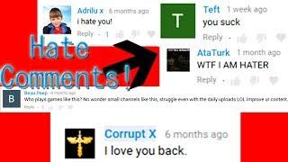 Corrupt X Hate Compilation - Responding To Hate Comments