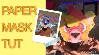 Paper furry mask tutorial! #furry