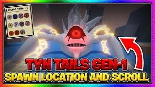 TYN TAILS GEN-1 SPAWN LOCATION AND SCROLL SPAWN | How To Get Tyn Tails Gen-1 | Shindo Life Codes