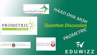 NURSING EXAM QUESTION DISCUSSION PROMETRIC | HAAD | DHA | MOH EXAM PRACTICE - Eduwizz Academy