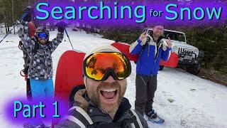 Searching for Snow, Preparation and Road Trip, P1