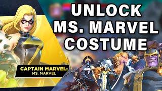 Unlocking the MS. MARVEL COSTUME on Captain Marvel ► Marvel Ultimate Alliance 3 (MUA3)