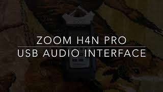 Zoom H4n Pro as a USB Audio Interface MAC or PC