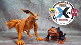 Transformers Collaborative NARUTO SHIPPUDEN x Transformers Kurama and Gamakichi #transformers