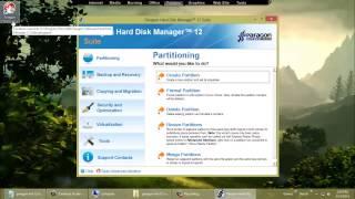 Using Paragon Hard Manager 12