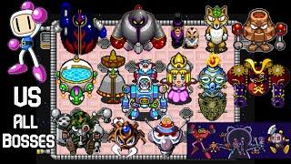 All Bosses in Super Bomberman Games (SNES)