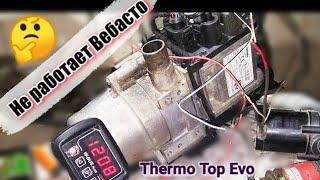 Не правильно работает Webasto Thermo Top Evo. Ремонт Вебасто термо топ ево.