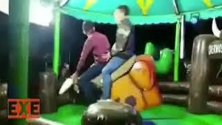 Прикол на быке