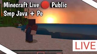 Minecraft Live  Public Smp Java + Pe| 24/7  minecraft server | #minecraftlive