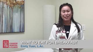 What to eat for breakfast according to Traditional Chinese Medicine (TCM)