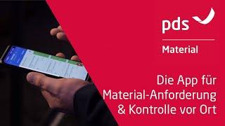 Material-Anforderung & Kontrolle | Vorstellung pds Material App für Handwerk & Bau [2021]