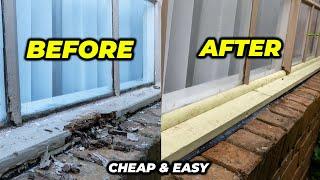 How to Repair a Rotted Windowsill | Without Removing Window