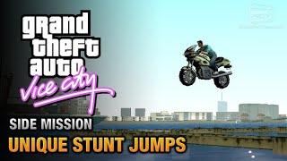 GTA Vice City - Best 25 Unique Stunt Jumps [Daredevil Trophy _ Achievement] #trending #real #gaming