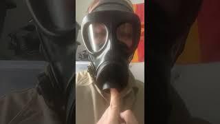 First gas mask with self sealing valve?