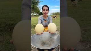 How to cook big egg recipe #shortvideo #shorts #cooking #food #recipe