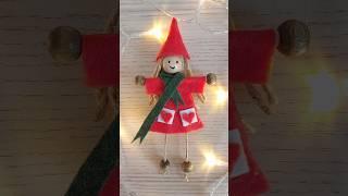  How to Make Easy Felt Doll #felt #feltcrafts