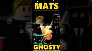 Mats VS Ghosty #roblox #robloxthestrongestbattlegrounds #robloxedit #ghosty