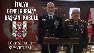 Gnkur.Bşk.Org.Yaşar GÜLER’in İtalya Gnkur.Bşk.Ora.Giuseppe CAVO DRAGONE’yi Kabulü