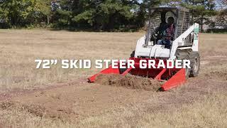 72" Skid Steer Grader | Titan Attachments