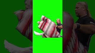 Kevin Nash Fake Leg Injury meme WWE - Green Screen