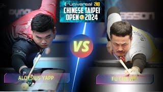 ALOYSIUS YAPP VS FU CHE WEI | 2ND UNIVERSAL CHINESE TAIPEI OPEN #highlights #9ballpool