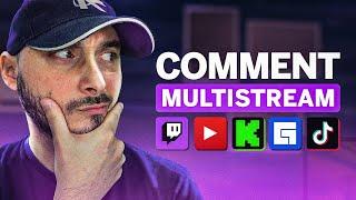 Streamer sur Plusieurs Plateformes en MÊME Temps (tuto multistream)