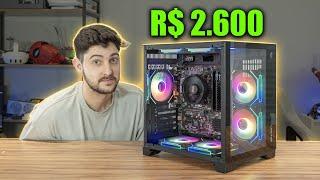 COMPREI UM PC GAMER DE 2.600 REAIS QUE É A ESCOLHA MAIS INTELIGENTE HOJE