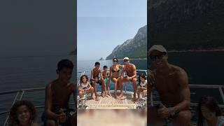 Cristiano Ronaldo and Georgina with family on the beach |#ronaldo #georgina #shorts