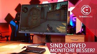 Sind CURVED MONITORE besser fürs GAMING? AORUS CV27F im Test