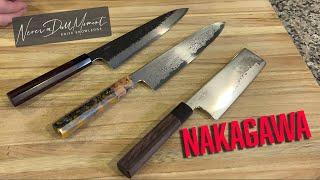 Nakagawa Knives Unboxing - Three Nakagawa Blacksmith made knives