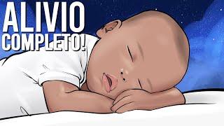 MÚSICA PARA ACALMAR BEBÊ NASCENDO DENTE E DORMIR RÁPIDO I TELA PRETA