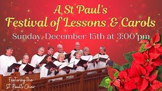 A Festival of Lessons & Carols 2024