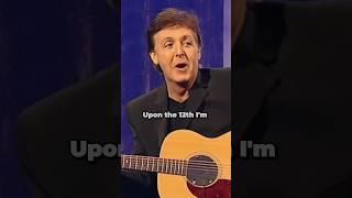 Paul McCartney sings the song he auditioned for The Beatles