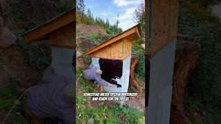 Getting ready for the freeze #diy #idaho #homestead #life #offgrid #water #system #build