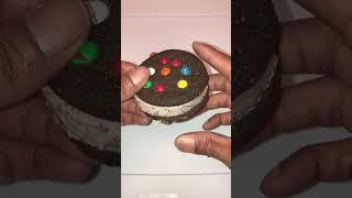 M&Ms Cookies & Cream Ice Cream Sandwich #sweet #yummy #candy #treat #icecream #chocolate #sandwich