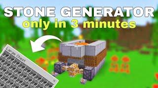 Minecraft Easy Stone Generator Farm Tutorial   100% Working