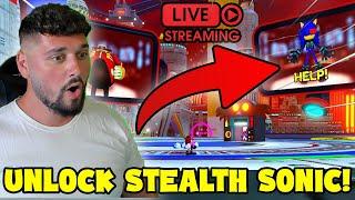 UNLOCKING STEALTH SONIC LIVE WITH VIEWERS IN NEW SONIC SPEED SIM UPDATE!