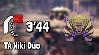 2 Great Swords vs Tempered Furious Rajang 3'44