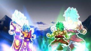 Goku vs Z God Broly - Sprite Animation