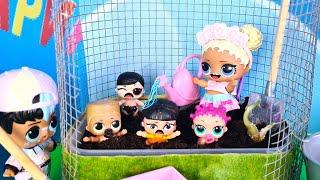 DOLLS GREW UP IN THE GARDEN LOL GUYSKindergarten cartoons with dolls lol Darinelka