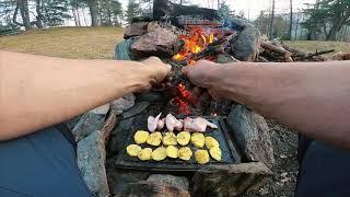 Una cena sudata [ASMR]  - Quarantena in montagna [Giorno 32]