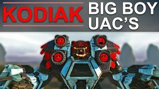 UAC20's and UAC10's together are SUPER HARD HITTING! - Mechwarrior Online (Kodiak Gameplay)