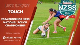 Day Two | Girls | Whangarei  Girls v Burnside High  | 2024 Bunnings NZSS National Touch Championship