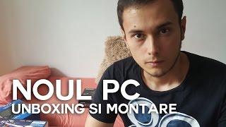 Noul PC / Unboxing INFINIT si Montaj (pe scurt) (PISICA MIAU MIAU cameraman)