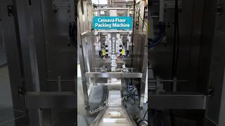 Cassava Flour Packing Machine #packingmachine #powderpackingmachine #flour #fillingmachine #shorts