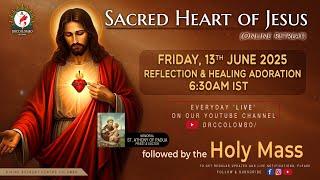 (LIVE) Sacred Heart of Jesus; Online Retreat | Friday | 13 June 2025 | DRCColombo