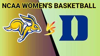 South Dakota State Jackrabbits vs Duke Blue Devils | 2024-2025 NCAA WOMEN'S BASKETBALL LIVE SCORE