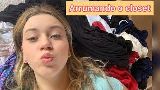 ARRUMANDO E DESAPEGANDO DAS MINHAS ROUPAS DO CLOSET!!*****